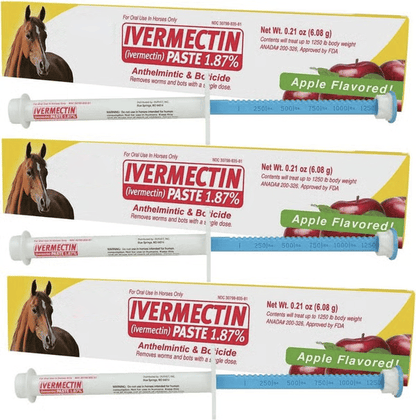 🔥 Last Day 49% OFF - ivermectin Horse Paste 1.87% 6.08g Tubes